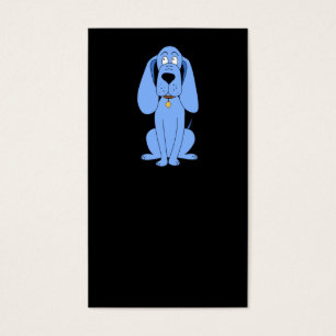Cartes De Visite Chien bleu. Chien