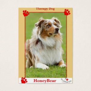 Cartes De Visite Chien de thérapie des édredons K9