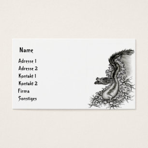 Cartes De Visite Chine-Drache