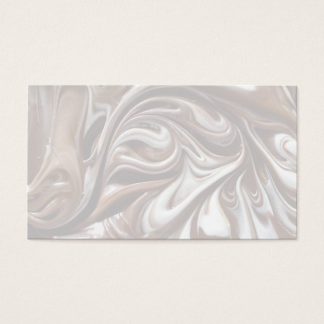 Cartes De Visite chocolat blanc et au lait (Devant)