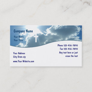 Cartes de visite chrétiennes