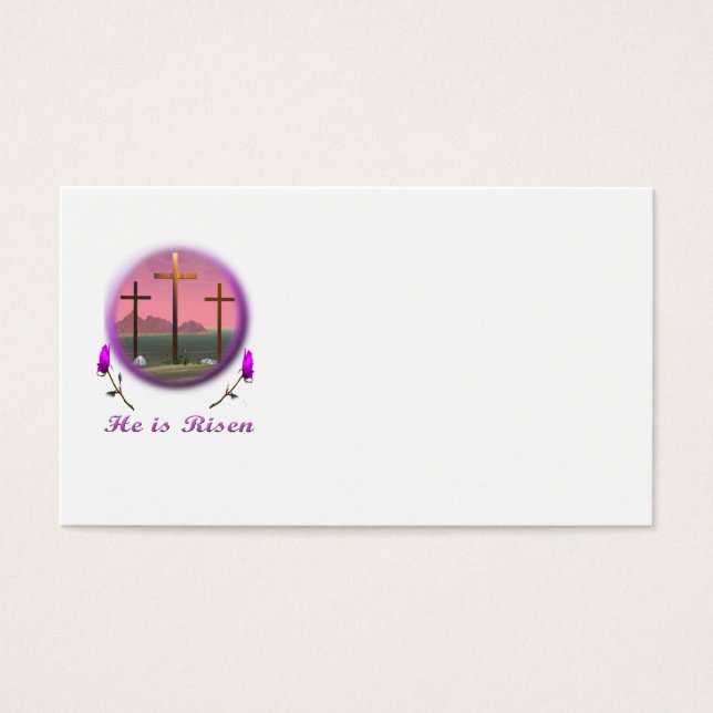 Cartes De Visite Christ ressuscité (Devant)