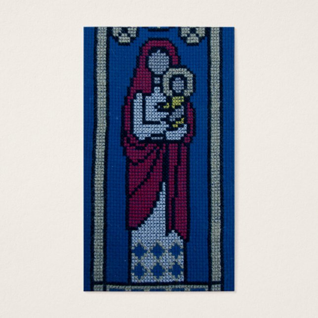 Cartes De Visite Christian embroidery (Devant)
