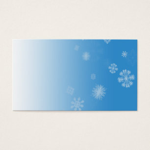 Cartes De Visite Chutes de neige