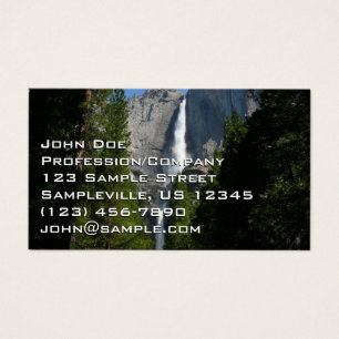 Cartes De Visite Chutes Yosemite II du parc national Yosemite