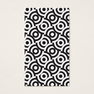 Cartes De Visite Cibles en noir et blanc
