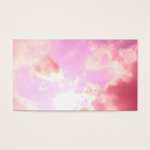 Cartes De Visite Ciel rose
