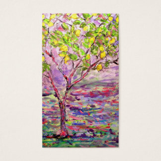 Cartes De Visite citronnier