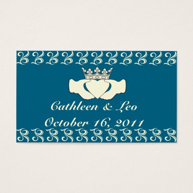 Cartes De Visite Claddagh personnalisé (Devant)