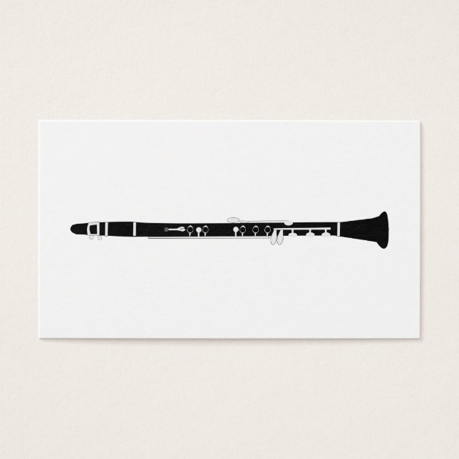 Cartes De Visite Clarinet (Devant)