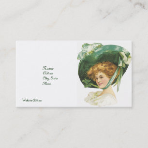 CARTES DE VISITE CLASSIQUES - BIG GREEN BONNET - S