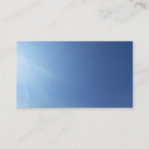 Cartes de visite classiques simples bleus de