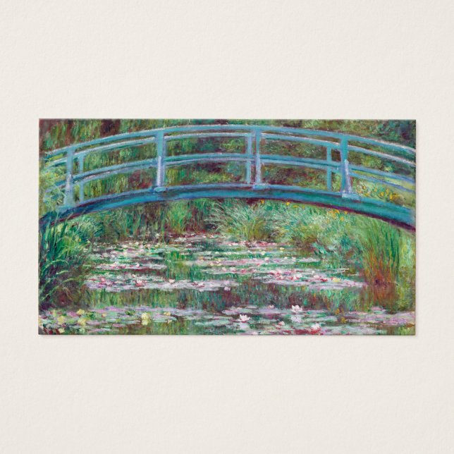 Cartes De Visite Claude Monet La passerelle japonaise (Devant)
