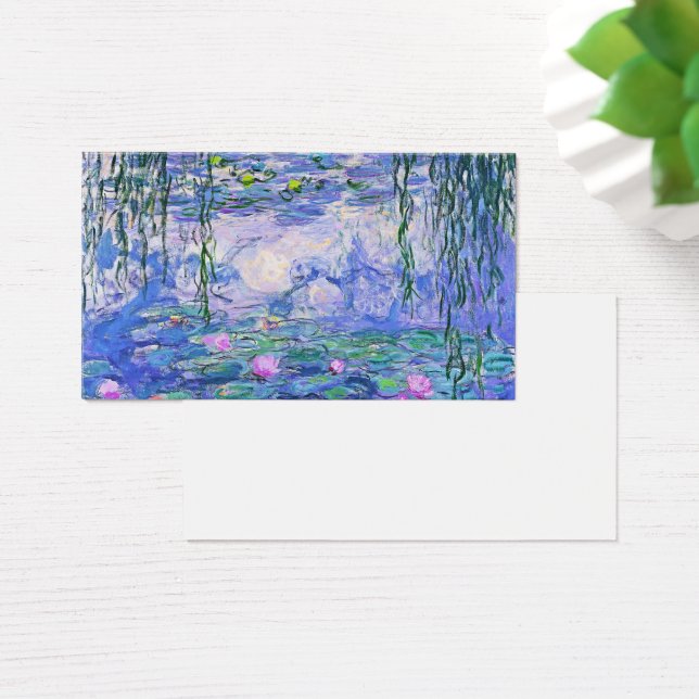 Cartes De Visite Claude Monet Water Lilie L'Art Impressionniste Fra (Bureau)