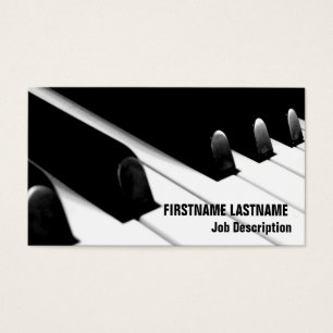 Cartes De Visite Clavier de piano