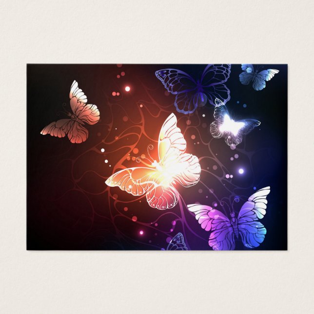 Cartes De Visite Clowing Night Butterflies (Devant)
