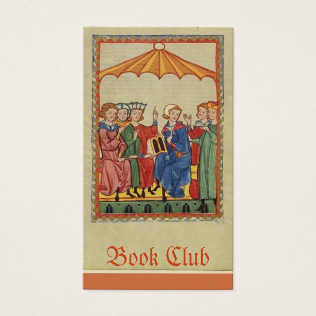 Cartes De Visite Club de lecture (Devant)