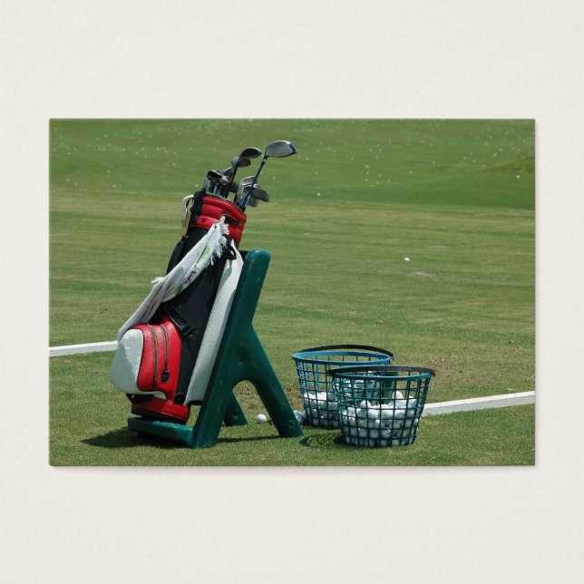 Cartes De Visite Clubs de golf (Devant)