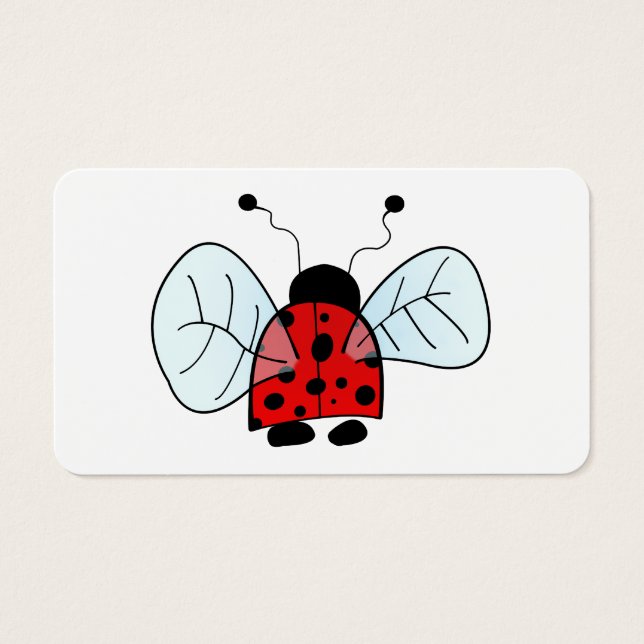 Cartes De Visite Coccinelle (Devant)
