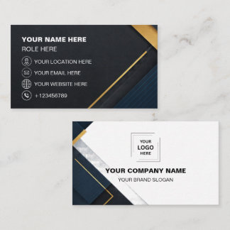 Cartes de Visite Code QR Personnalisé Design de Lo