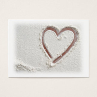 Cartes De Visite Coeur de sable