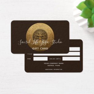 Cartes De Visite Cœur du Labyrinthe Conception de l'Arbre de Vie