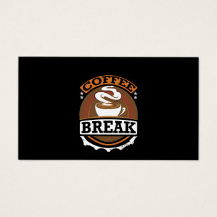Cartes De Visite Coffee Art Cafee Break