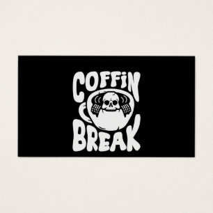 Cartes De Visite Coffee Art Coffin Break