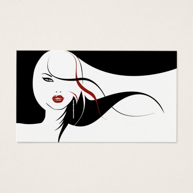 Cartes De Visite Coiffeuse (Devant)