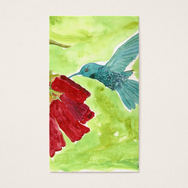 Cartes De Visite colibri (Devant)