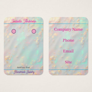 Cartes De Visite Collection Luxe Tendance Rose Pâle Menthe Douce Or