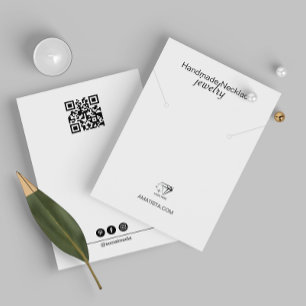 Cartes De Visite Collier d'oreille minimaliste moderne design moder