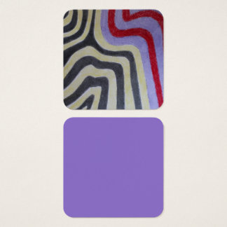 Cartes De Visite Coloured Waves Profile Card