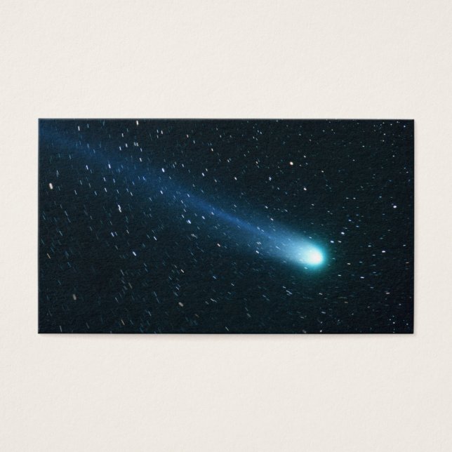 Cartes De Visite Comète dans le ciel nocturne (Devant)
