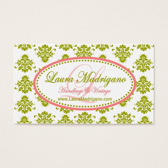 Cartes De Visite Commande spéciale pour Laura Madrigano (Devant)
