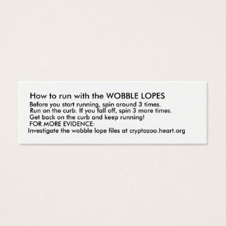 Cartes De Visite Comment faire fonctionner avec les PANNEAUX DE WOB