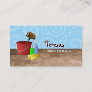 cartes de visite commerciaux de nettoyage