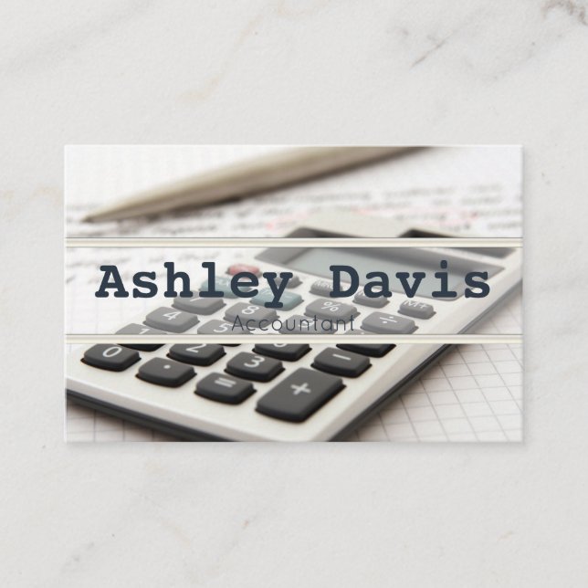 Cartes de visite comptables (Devant)
