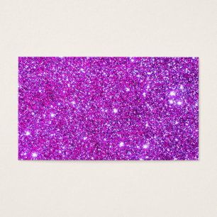 Cartes De Visite Concepteur fascinant scintillant pourpre rose de