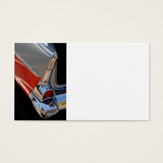 Cartes De Visite Conception classique de voiture Chevrolet (Devant)