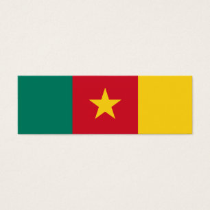 Cartes De Visite Conception de drapeau du Cameroun