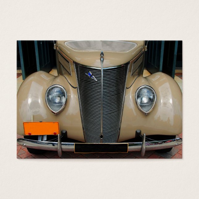 Cartes De Visite Conception de voiture classique (Devant)