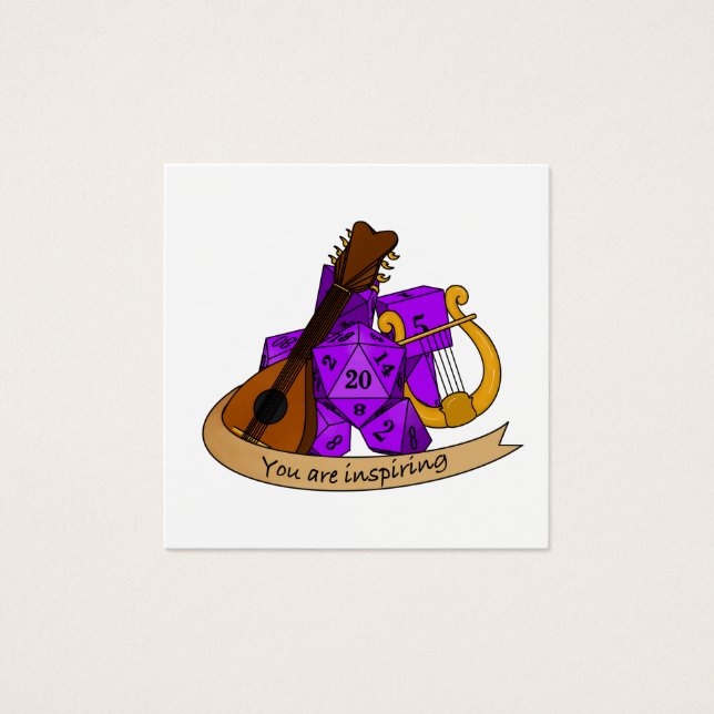 Cartes De Visite Conception des dés de série (Devant)