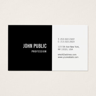 Cartes De Visite Conception minimaliste moderne Professionnel Uniqu