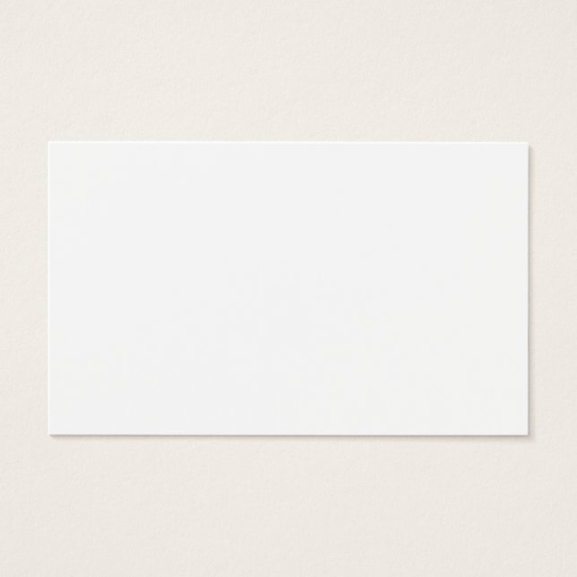 Cartes De Visite Conception simple blanche personnalisée Ajouter un (Devant)