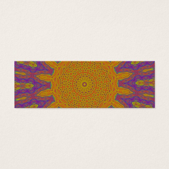 Cartes De Visite Conception Sun Abstraite (Devant)