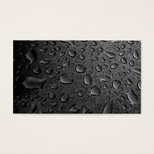 Cartes De Visite Conception texturisée de gouttelettes d'eau de