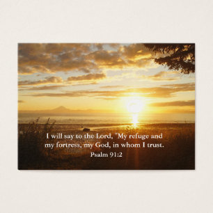 Cartes De Visite Confiance dans le Seigneur Christian Inspiration C