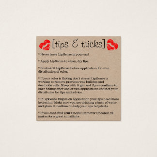 Cartes De Visite Conseils & Tricks Lipstick