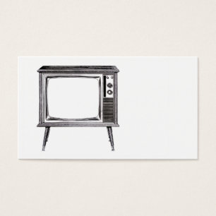 Cartes De Visite Console de télétélévision Retro Floor